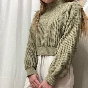 Light green Hollister sweater